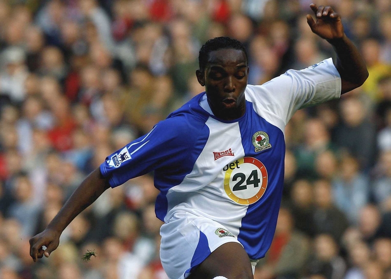 Benni McCarthy scored Blackburn Rovers' third goal against FK Vetra
