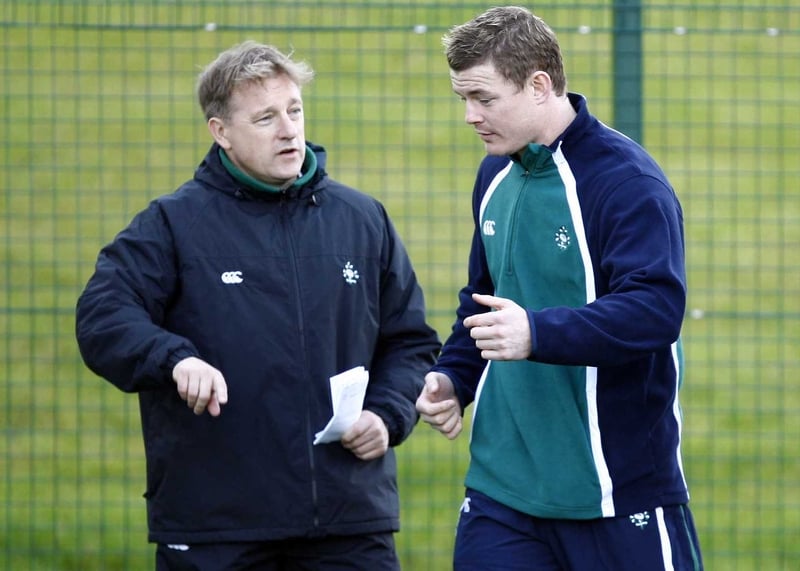 Eddie O'Sullivan and Brian O'Driscoll talk tactics