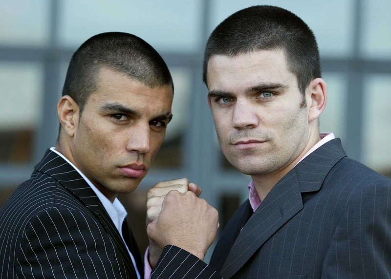 Bernard Dunne, right, will face Esham Pickering for the European super-bantamweight title this Saturday