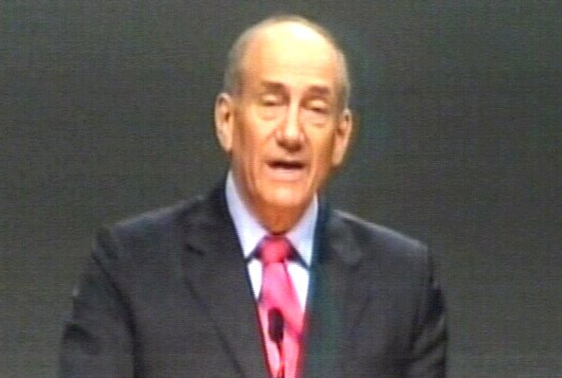 Ehud Olmert - Israel will 'show restraint'