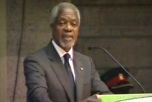 Kofi Annan - At Nairobi conference