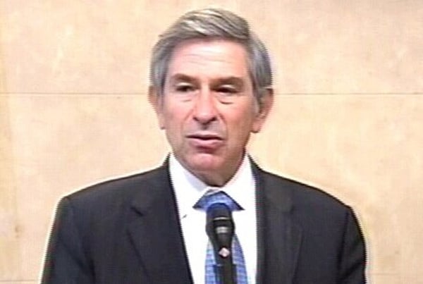 Paul Wolfowitz - Position in doubt