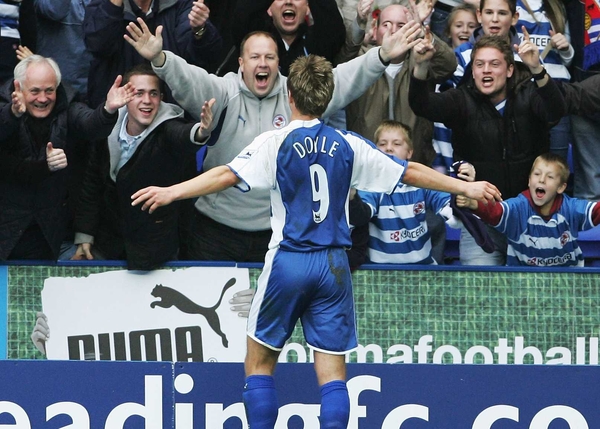 Kevin Doyle scored his first league goal of the season to seal the points for Reading