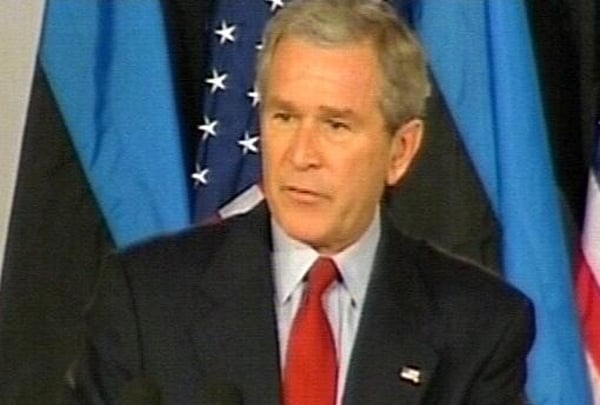 President Bush - 'Further sacrifices ahead'
