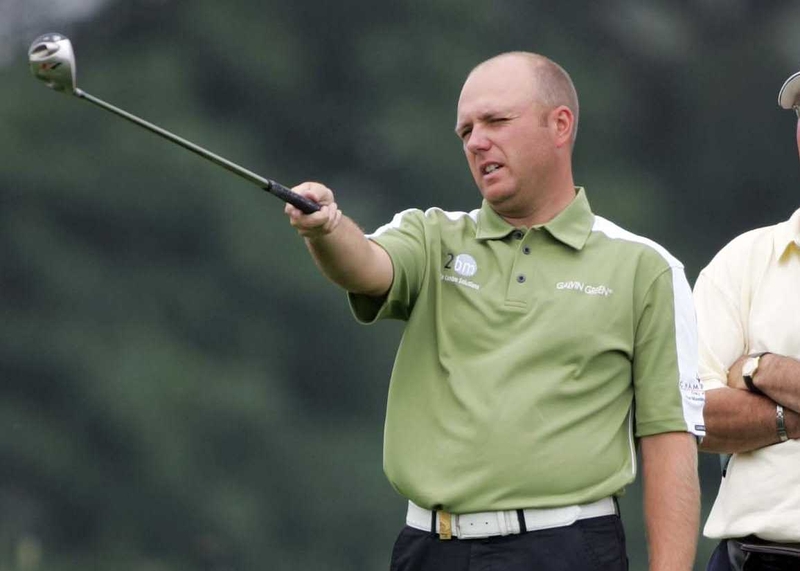 England's Graeme Storm holed and 18-footer on the 18th to cut Europe's lead