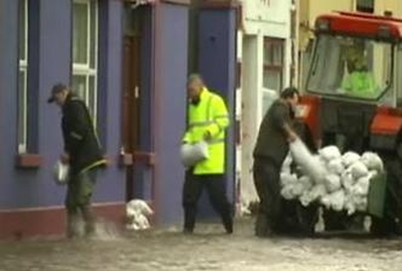 Crossmolina, Co Mayo - Serious flood damage