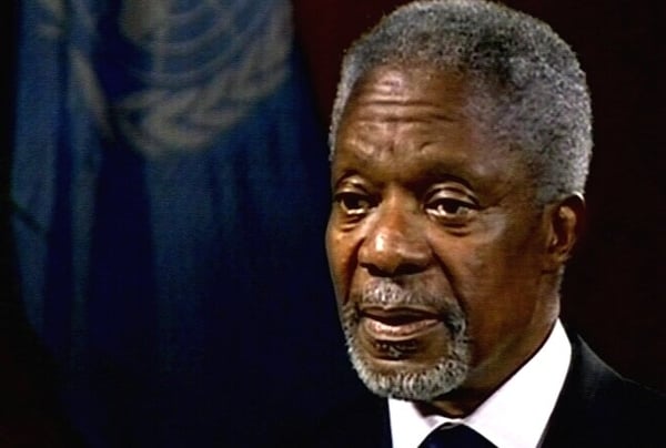 Kofi Annan - Helping to create peace deal