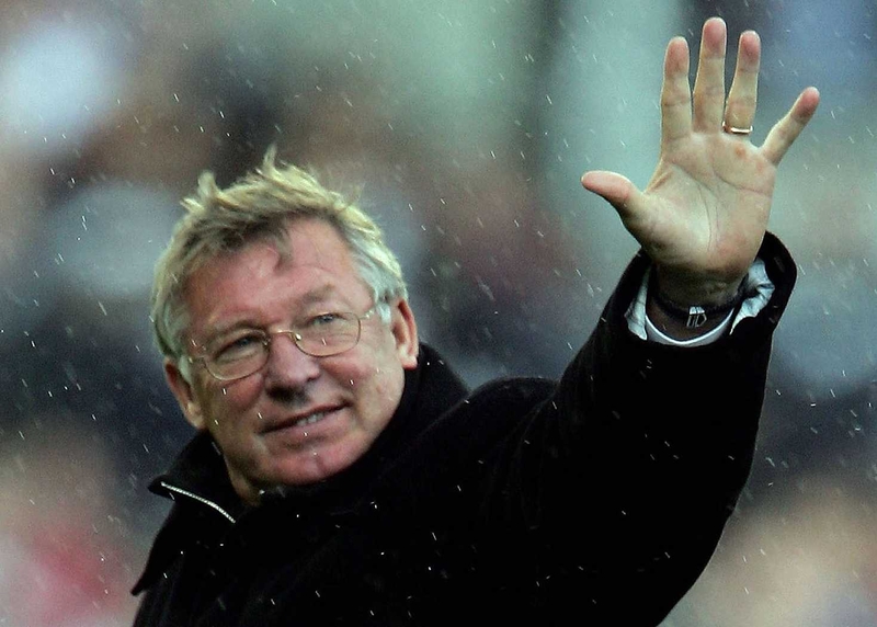 Alex Ferguson was sent to the stands at the Reebok