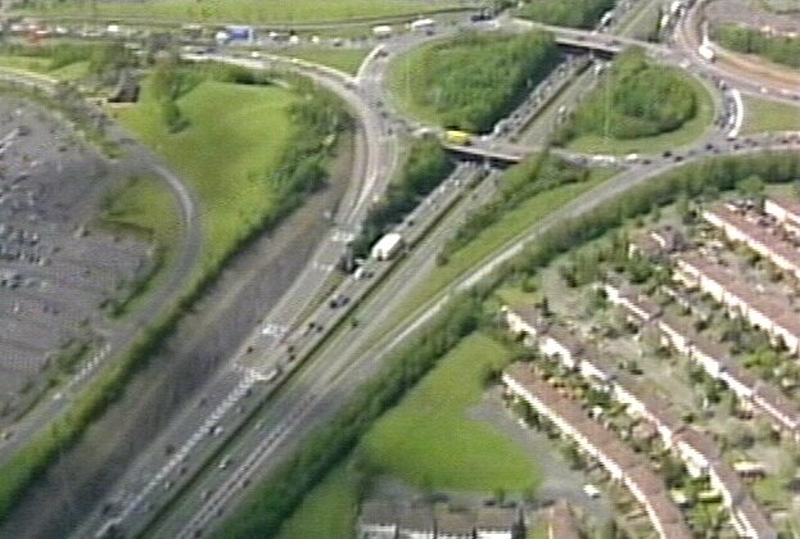 M50 - Ducklings delay traffic