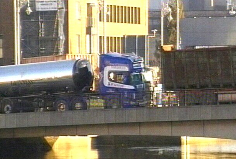 Dublin city - Congestion in port area