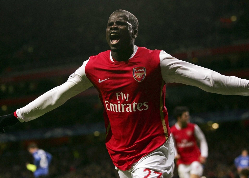 Emmanuel Eboue must overcome an ankle injury