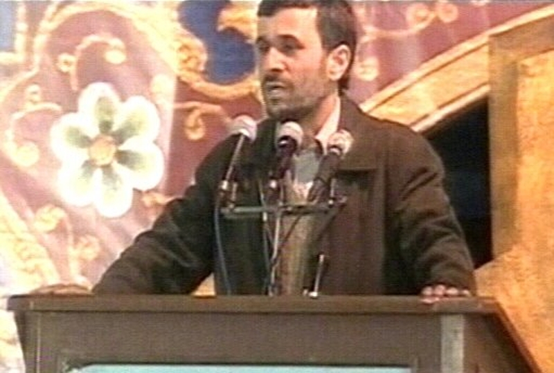 Mahmoud Ahmadinejad - 'Show no weakness'