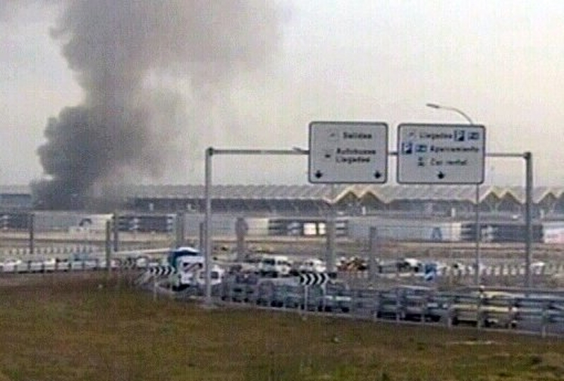 Madrid Airport - Bombed last Saturday