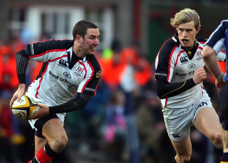 Paddy Wallace (left) will link up with Andrew Trimble once more