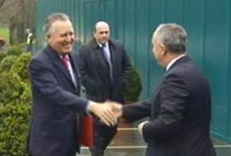 Peter Hain &amp; Dermot Ahern - Met today