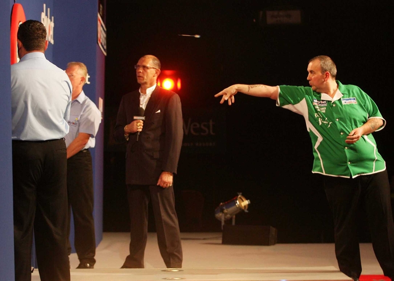 Phil Taylor in action
