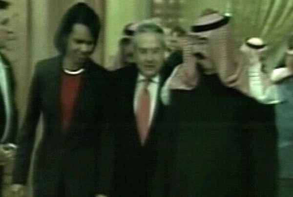 Condoleezza Rice, King Abdullah - Talks on Middle East