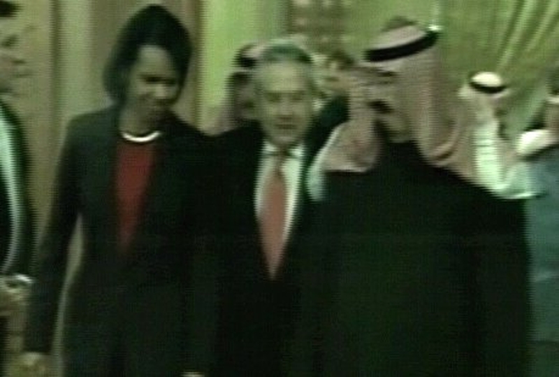 Condoleezza Rice, King Abdullah - Talks on Middle East
