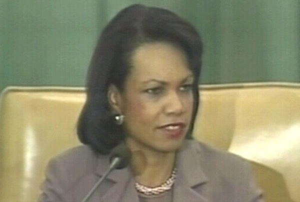 Condoleezza Rice - Criticised Hamas-Fatah administration