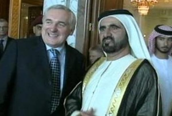 Dubai - Bertie Ahern meets Sheikh Mohammed Al Maktoum