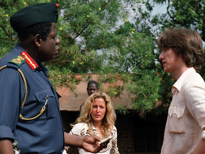 McAvoy in The Last King of Scotland with Forest Whitaker and Gillian Anderson