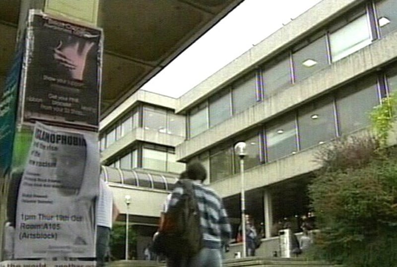UCD - Helicopter landed near water tower