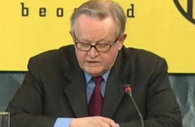 Martti Ahtisaari - 'No common ground'