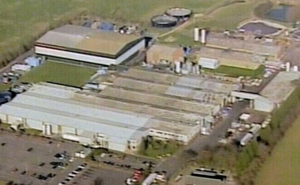 Suffolk - Aerial view of farm