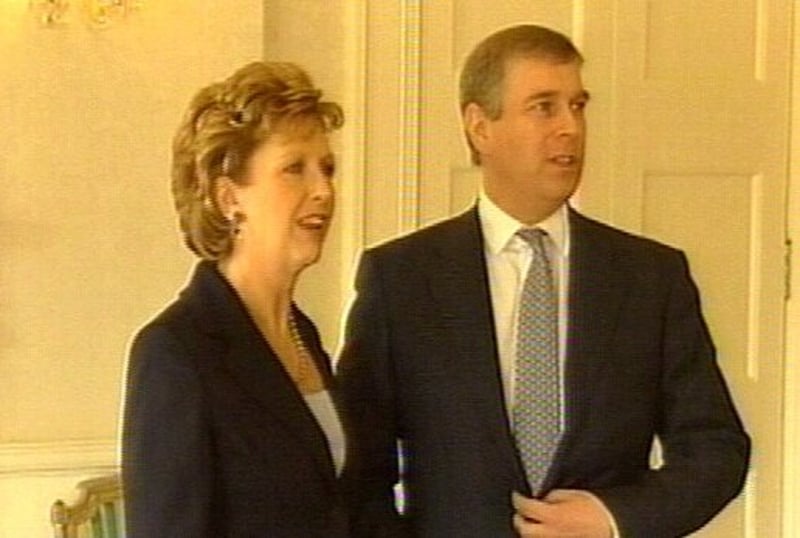 Mary McAleese, Prince Andrew - Duke of York in Dublin visit