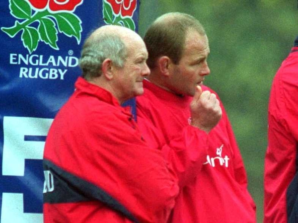 Brian Ashton with former colleague Andy Robinson