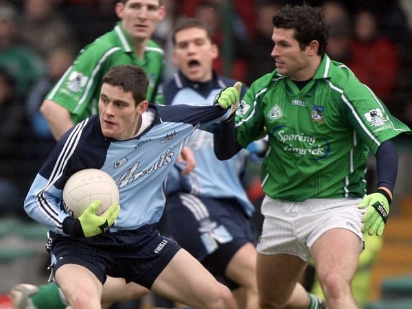 Dublin's Diarmuid Connelly under close attention from Pat Ahern