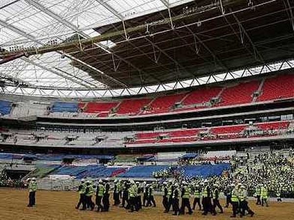 The new Wembley Stadium project has been plagued by delays