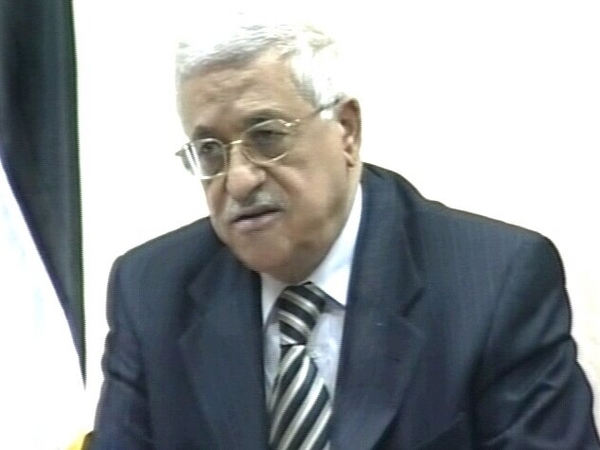 Mahmoud Abbas - Suspended talks earlier this month