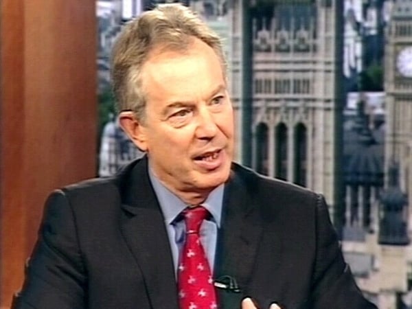 Tony Blair - 'Diplomatic solution needed'