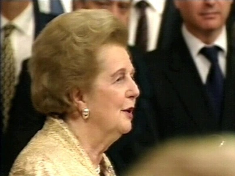 Margaret Thatcher - Felt faint at dinner party