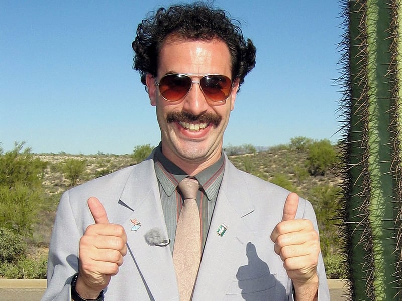 Sacha Baron Cohen as Borat
