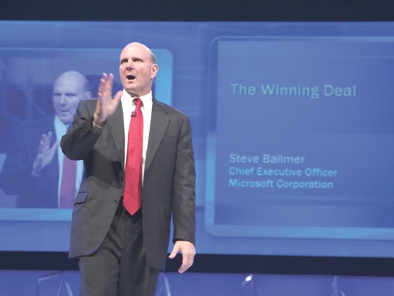 Steve Ballmer - 'Speech promise'
