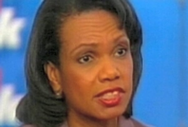 Condoleezza Rice - Responded to news