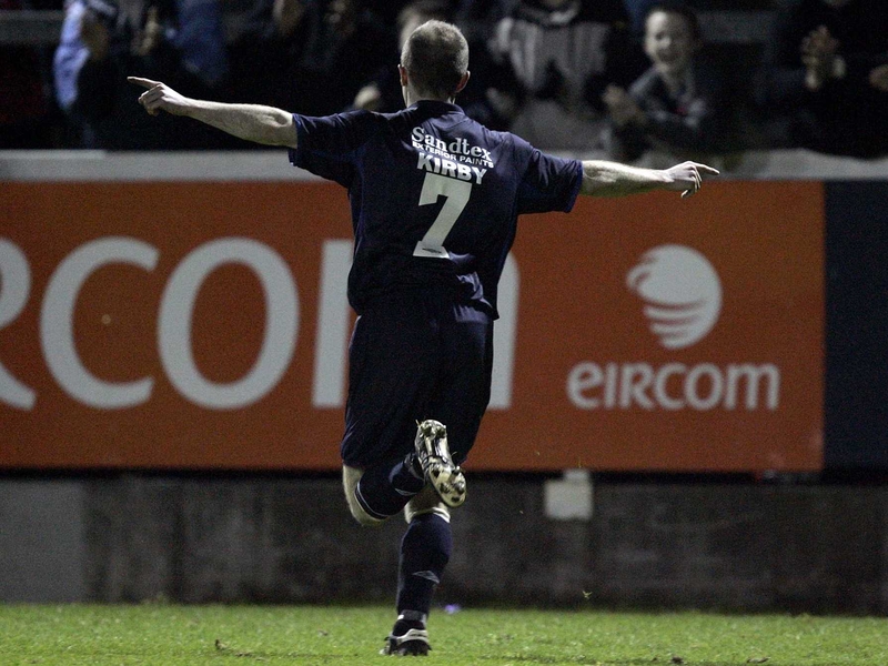 St Pat's' Alan Kirby was on the scoresheet against Cork City tonight