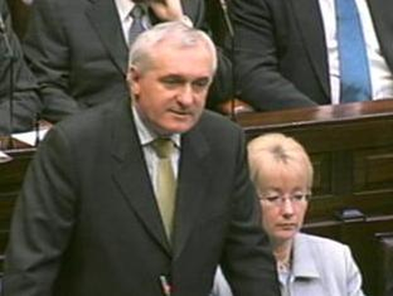 Bertie Ahern - No firm date on McEntee report