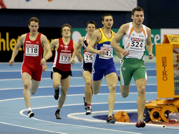 David Gillick leads the field home this morning