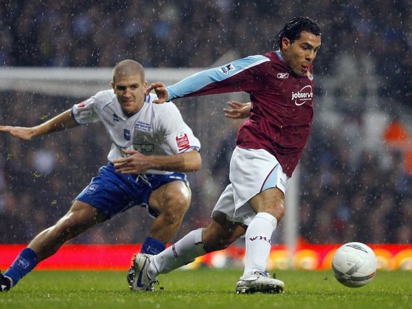 Carlos Tevez is expected to make his debut against Portsmouth on Wednesday