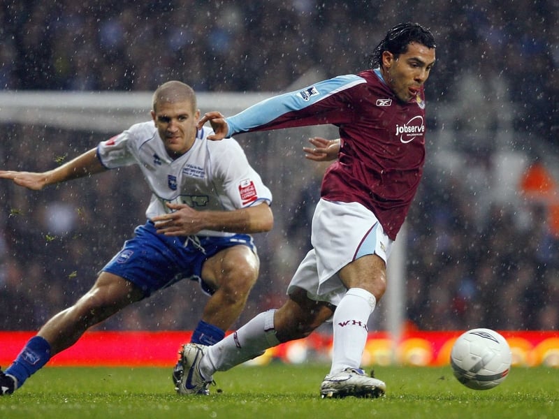 Carlos Tevez is expected to make his debut against Portsmouth on Wednesday