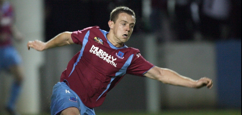 Drogheda goalscorer Shane Robinson
