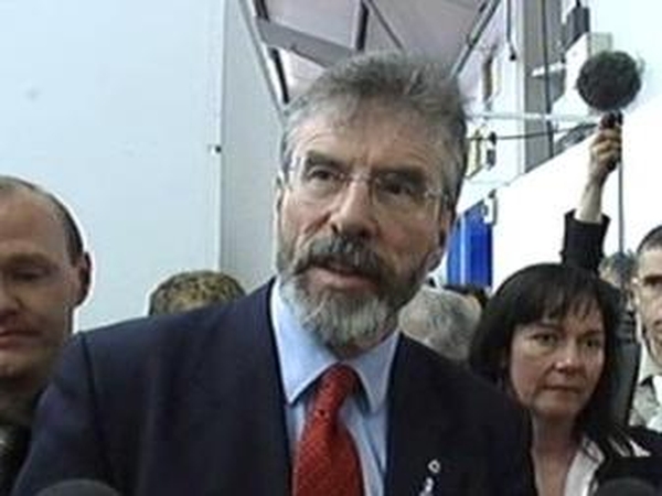 Gerry Adams - Lisnaskea offices damaged