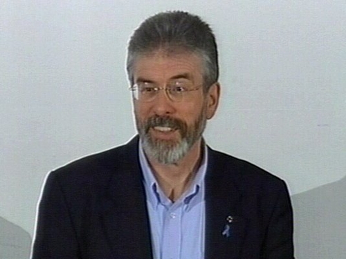 Gerry Adams - 'Disappointing'