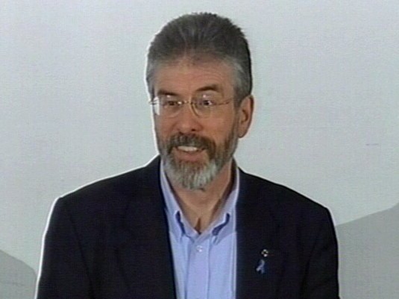 Gerry Adams - 'Disappointing'