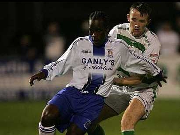 Town's Eric Lavine was taken down for the winning penalty but also received his marching orders later on in the game