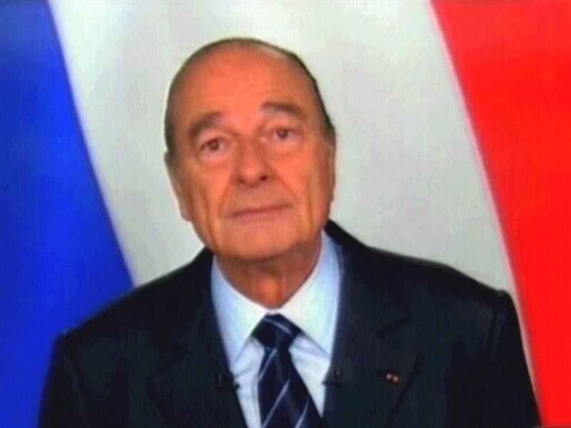 Jacques Chirac - To stand down