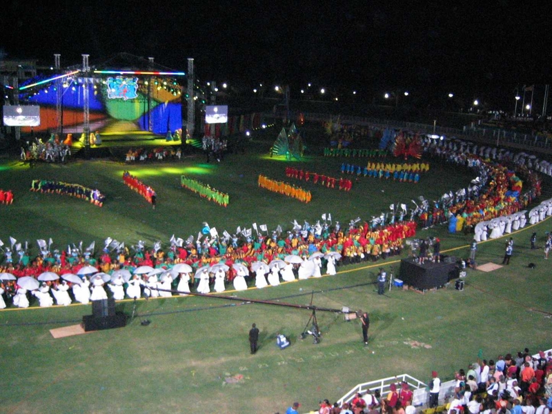 All nine of the host venues were represented during the event, while most of the nations competing also contributed to the showcase